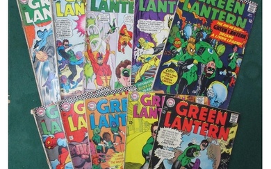 Ten DC Comics - Green Lantern #28, #35, #37 (key issue), #46...