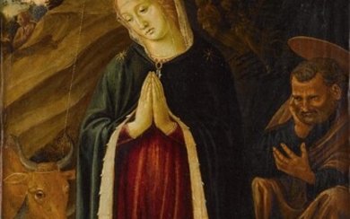 The Adoration of the Christ Child, Benozzo de Lese di Sandro, called Benozzo Gozzoli