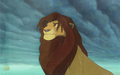 The Lion King: An animation cel of 'Simba'