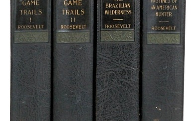 Theodore Roosevelt (4) Books-African Game Trails