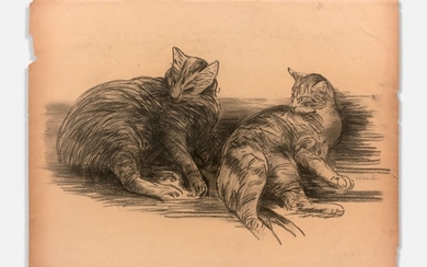 Théophile Alexandre STEINLEN 1859 - 1923 Chats