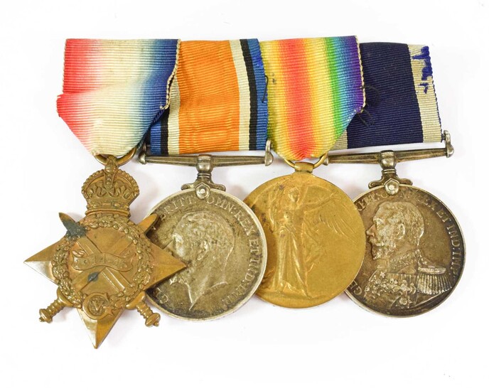 A First World War Naval Long Service Group of Four Medals