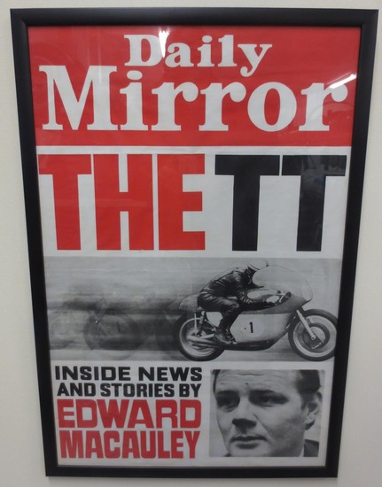 Three Daily Mirror TT posters