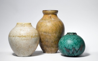 Three Vases, Émile Decoeur
