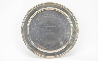 Tiffany Sterling Silver 1936 Presentation Platter