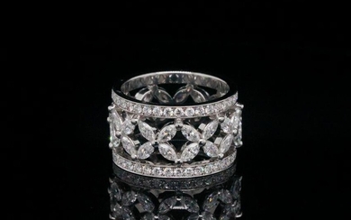 Tiffany & Co. Victoria 2.34ctw Diamond Platinum Ring