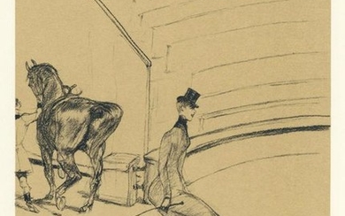 Toulouse-Lautrec lithograph | Circus "Ecuyere de haute