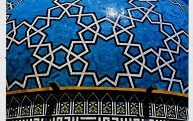 Travel Poster Iran Persia Mosaic Shah Nematollah Vali