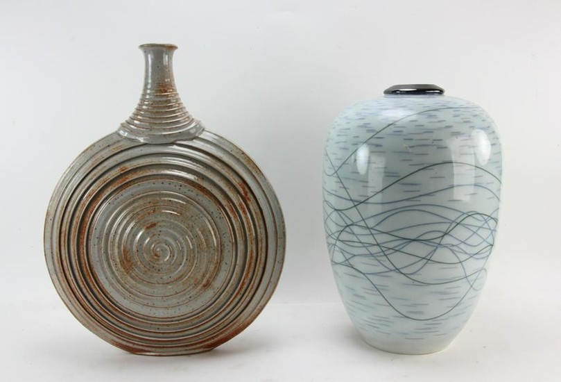 Two Pieces of Studio Pottery