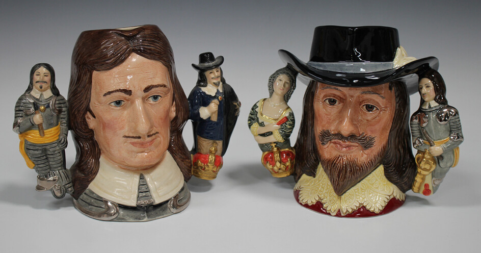 Two Royal Doulton limited edition character jugs, comprising Oliver Cromwell, D6968, No. 325 of 2500
