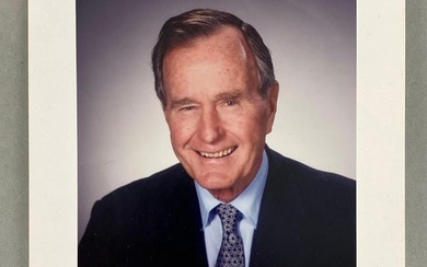 U.S. President George H.W. Bush signed photograph to Michael Rustad