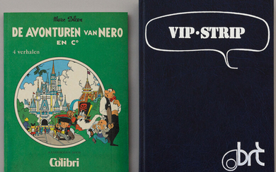 VIP-strip. Gekartonneerd album dat gegeven werd aan de winnaars van een Strip-quiz bij de BRT in 1984. Wordt bijgevoegd