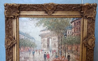 Veduta di Parigi - Arco di Trionfo, Caroline C. Burnett (1877 - 1950)