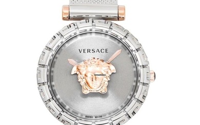 Versace VEDV00419 - Quartz Silver-tone Dial Stainless Steel Ladies Watch