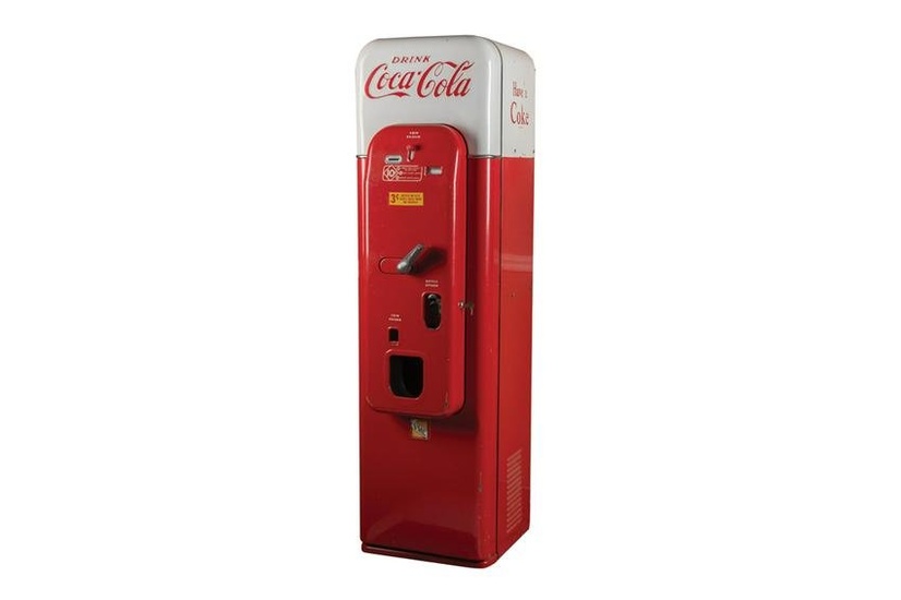 Very desirable vintage Coca-Cola Machine, Model 44, in running order, appears to be in original