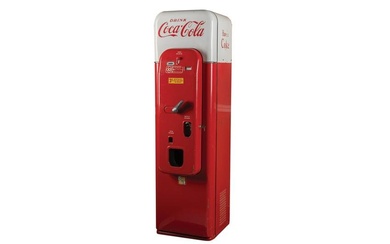 Very desirable vintage Coca-Cola Machine, Model 44, in running order, appears to be in original