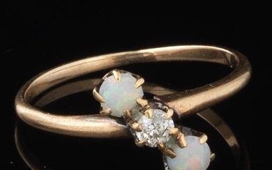 Victorian Diamond and Opal Ring