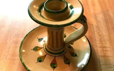 Vintage Hand-painted Italian Ceramic Sunflower
