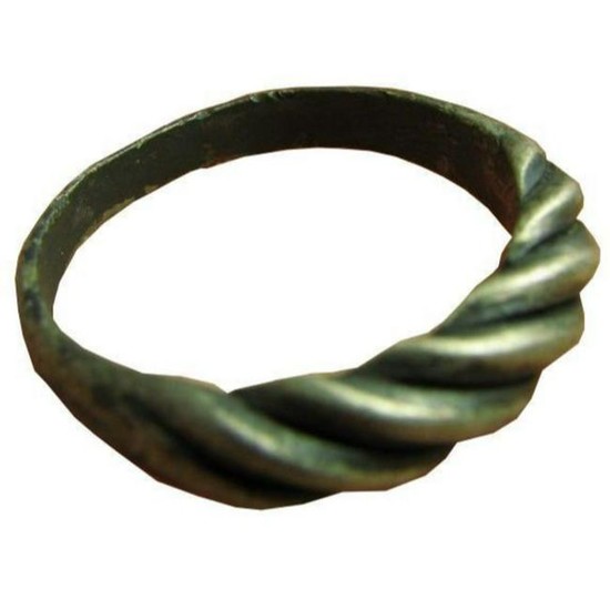 Vintage Sterling Silver Twisted "Viking-Style" Men's