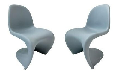 Vitra, Panton design. N. 4 plastic chairs thermo formed