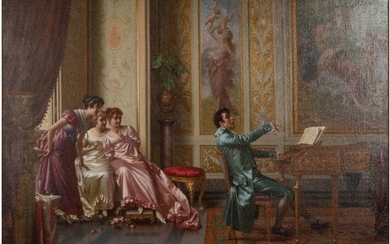 Vittorio REGGIANINI (1858-1938) Oil on Canvas