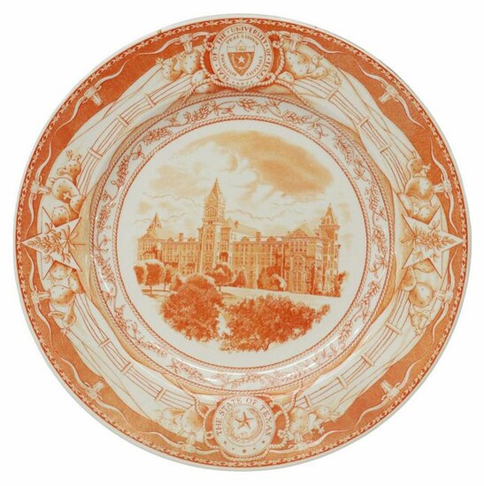 WEDGWOOD UT 'THE OLD MAIN BUILDING' PLATE
