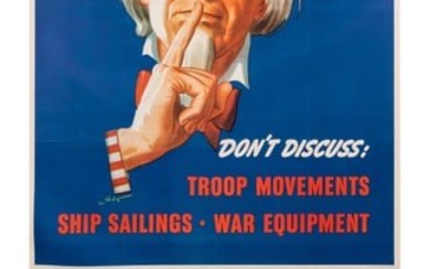 [WORLD WAR II]. Two war propaganda posters. 1943. Washingto...
