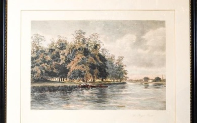 William Piguenit Engraving "The Royal River"
