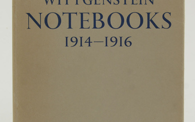 Wittgenstein Notebooks 1914-1916.