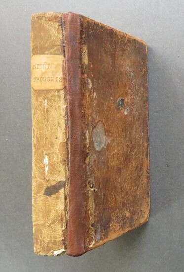 Young, Night Thoughts Life Death Immortality, 1765 London Edition