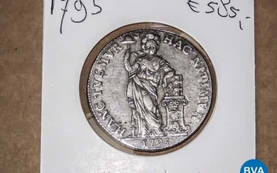 Zilveren munt 3 gulden 1795