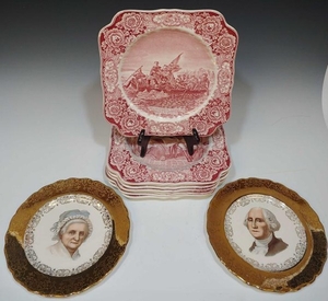 (10) George Washington Bicentennial Plates