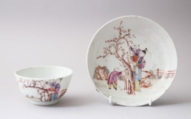 18TH CENTURY CHINESE FAMILLE ROSE PORCELAIN CUP &