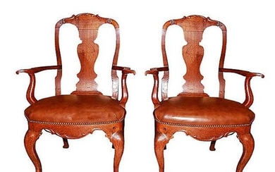 19th Century Danish Armchairs - Pair