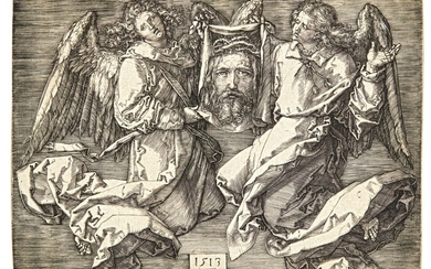 ALBRECHT DÜRER | THE SUDARIUM HELD BY TWO ANGELS (B. 25; M., HOLL. 26)
