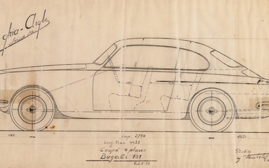 Bugatti 101 Coupè 4 seaters 1952