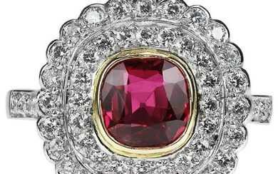Certified Natural Unheated Pigeon Blood Red Ruby 1.45ct