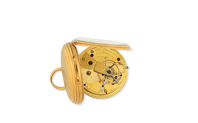 Charles Frodsham, 84 Strand, London. An 18K gold key wind open face pocket watch