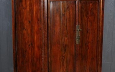 Chinese Elmwood 2 Door Cabinet