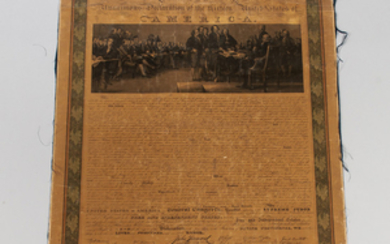 Declaration of Independence Facsimile After Benjamin Owen Tyler.