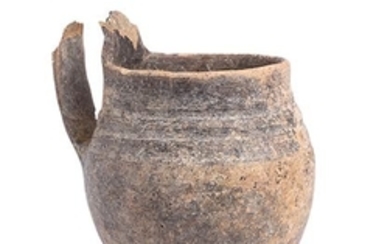 Etruscan Impasto jug Mid 7th century BC; height cm 12;...
