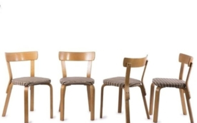 Four '69' chairs, c1933