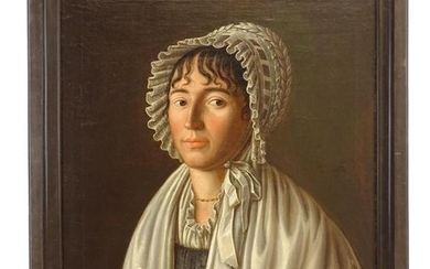 French School, Empire Portrait Of A Woman