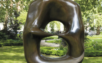 Henry Moore, O.M., C.H. (1898-1986), Working Model for Oval with Points