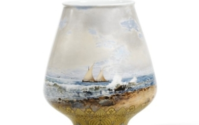 An Important Russian Porcelain Vase, Imperial Porcelain Manufactory, St Petersburg, Period of Nicholas II, 1898-1901