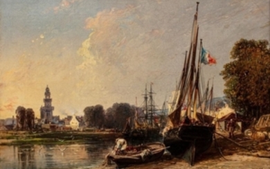 Jules NOEL (Nancy 1810 - Alger1881) Bateaux…