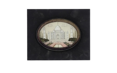 Λ Indian School c.1900 Three miniatures of the Taj…