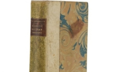 LANSPERGIUS. Enchiridion militiae... Anvers, 1576. 1 vol. in-16 relié demi-vélin ivoire