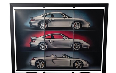 Porsche 911 Turbo, GT2, and Carrera GT Dealership Display