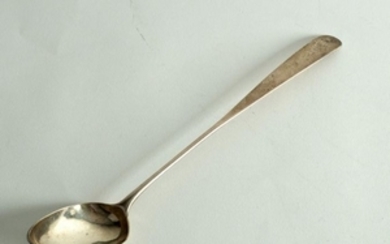 A Scottish silver basting spoon, RG, Edinburgh 1795